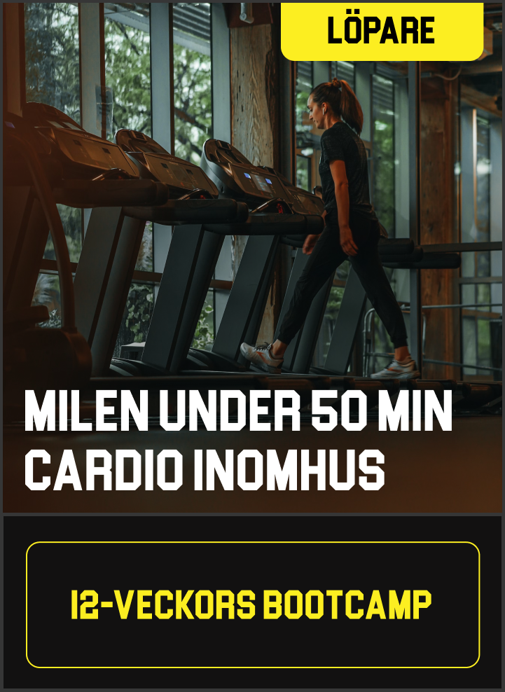 MILEN UNDER 50 MIN - 12 VECKOR PROGRAM INOMHUS